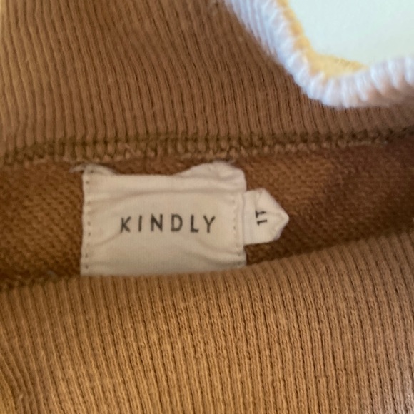 Kindly the label brown pullover sweater 1T - Picture 2 of 4